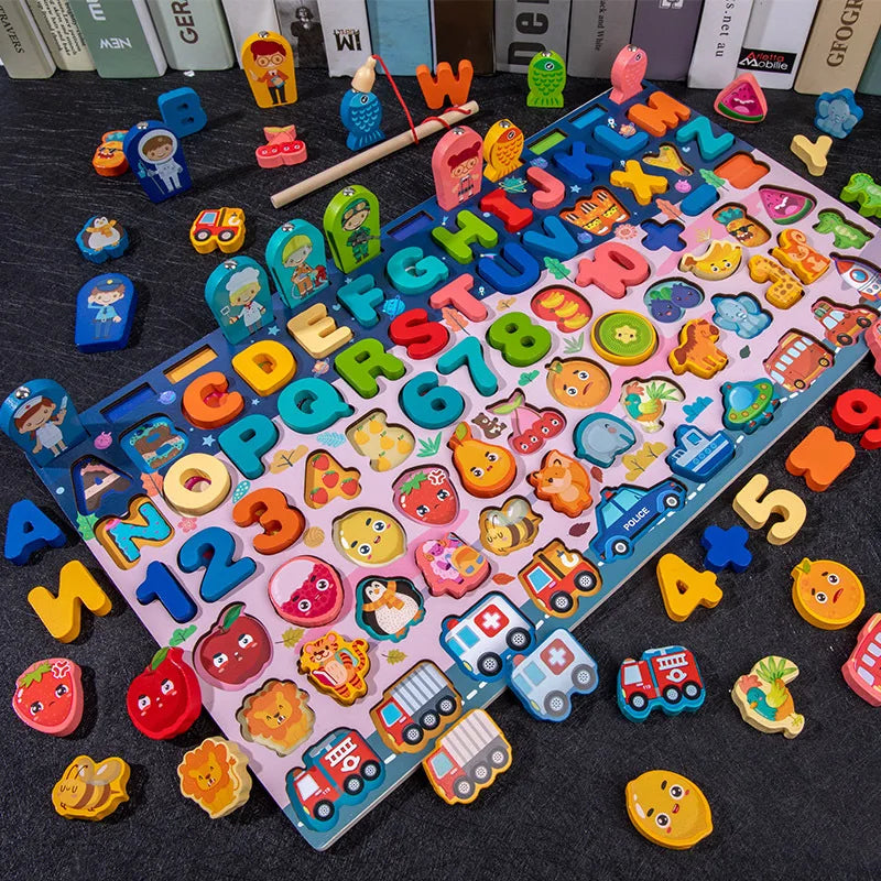 Kids Educational Wooden Busy Board Toys