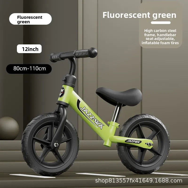 Children's balancing scooter, footless bicycle 2-wheeled scooter for 1-3-6 years old 2 Children's baby toys two-wheeled scooter.