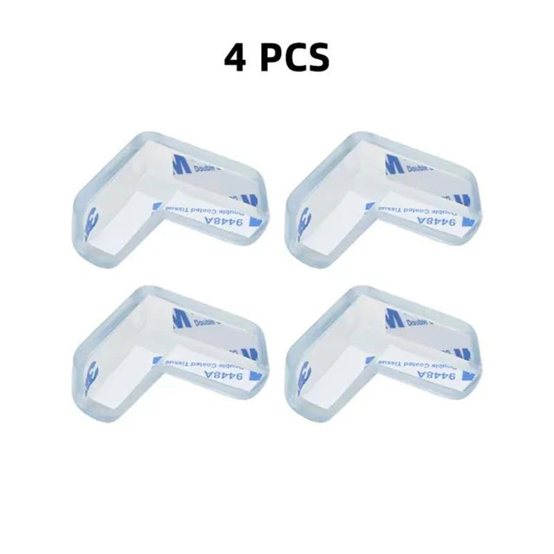 Child Baby Safety Silicone Soft Transparent Anti Collision Table Corner Edge Protection Cover