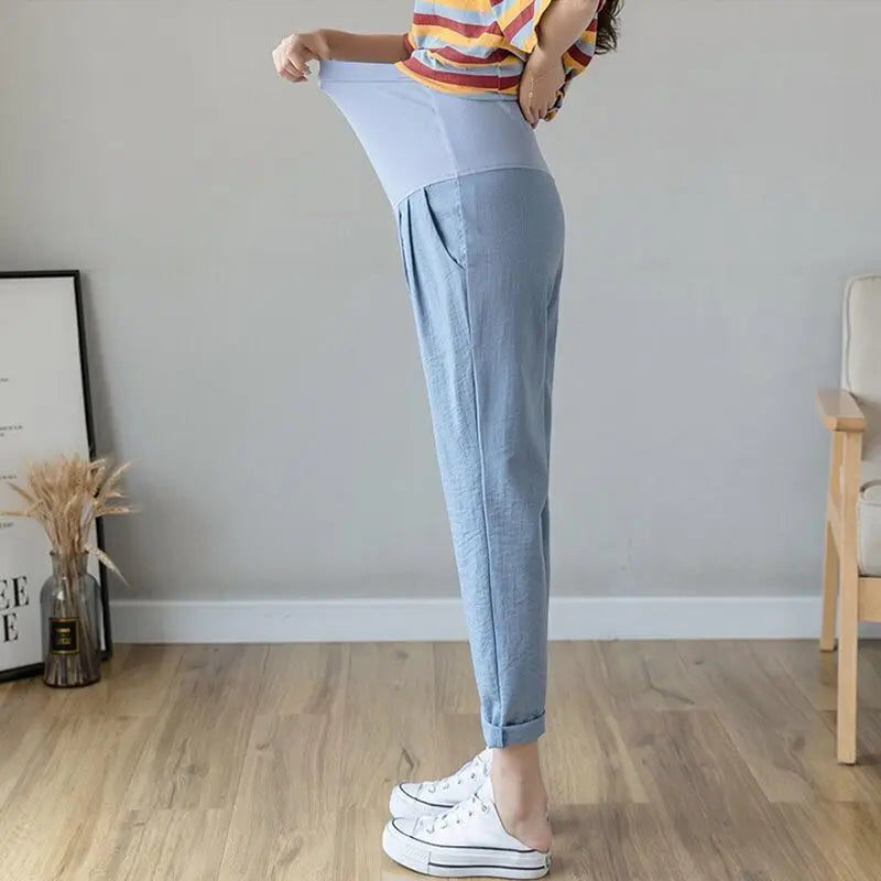 Pregnant Women's Abdominal Care Loose Casual Fit Pregnant Women's Pants