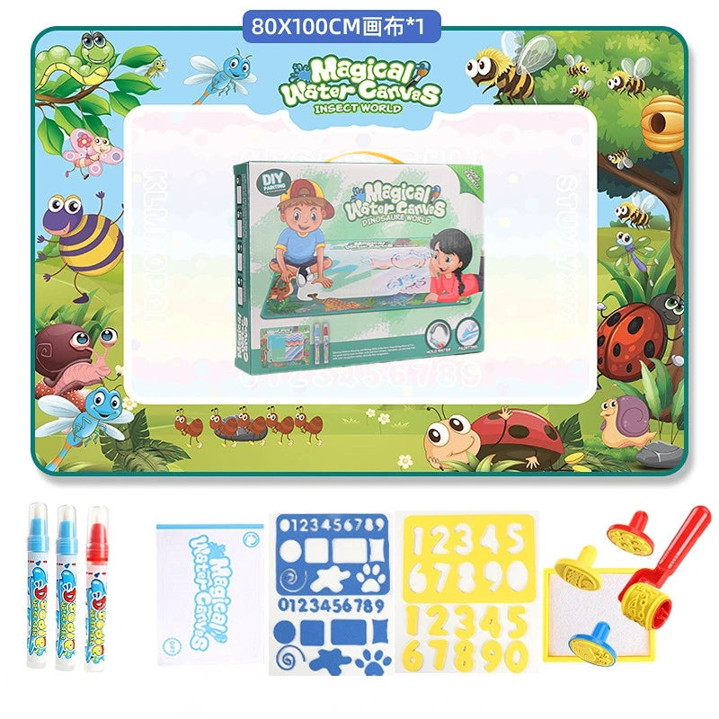 100x80CM Magic Water Drawing Mat With Reusable Magic Pens