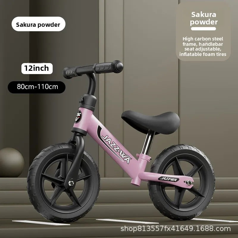 Children's balancing scooter, footless bicycle 2-wheeled scooter for 1-3-6 years old 2 Children's baby toys two-wheeled scooter.