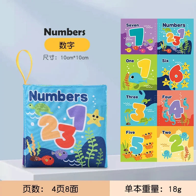 Children Early Educational Toys Rustle Sound Soft Cloth Books