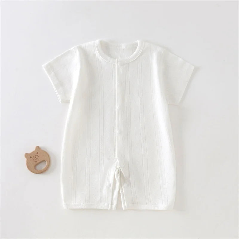 Baby Short Sleeved Breathable Jumpsuit
