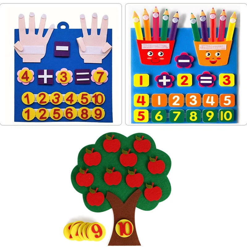 Children's Cartoon Felt Busy Boards