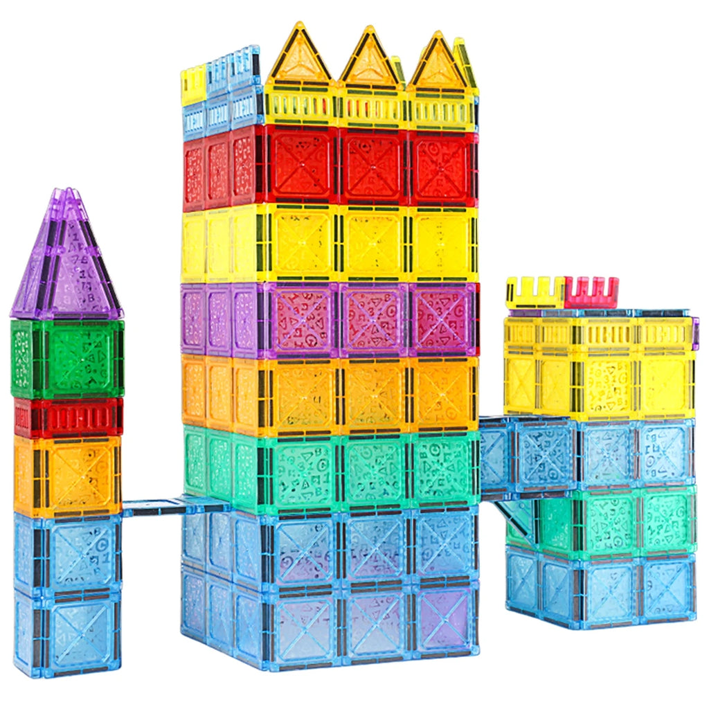 Magnetic Building Tiles for Kids Ages 3-5 4-8