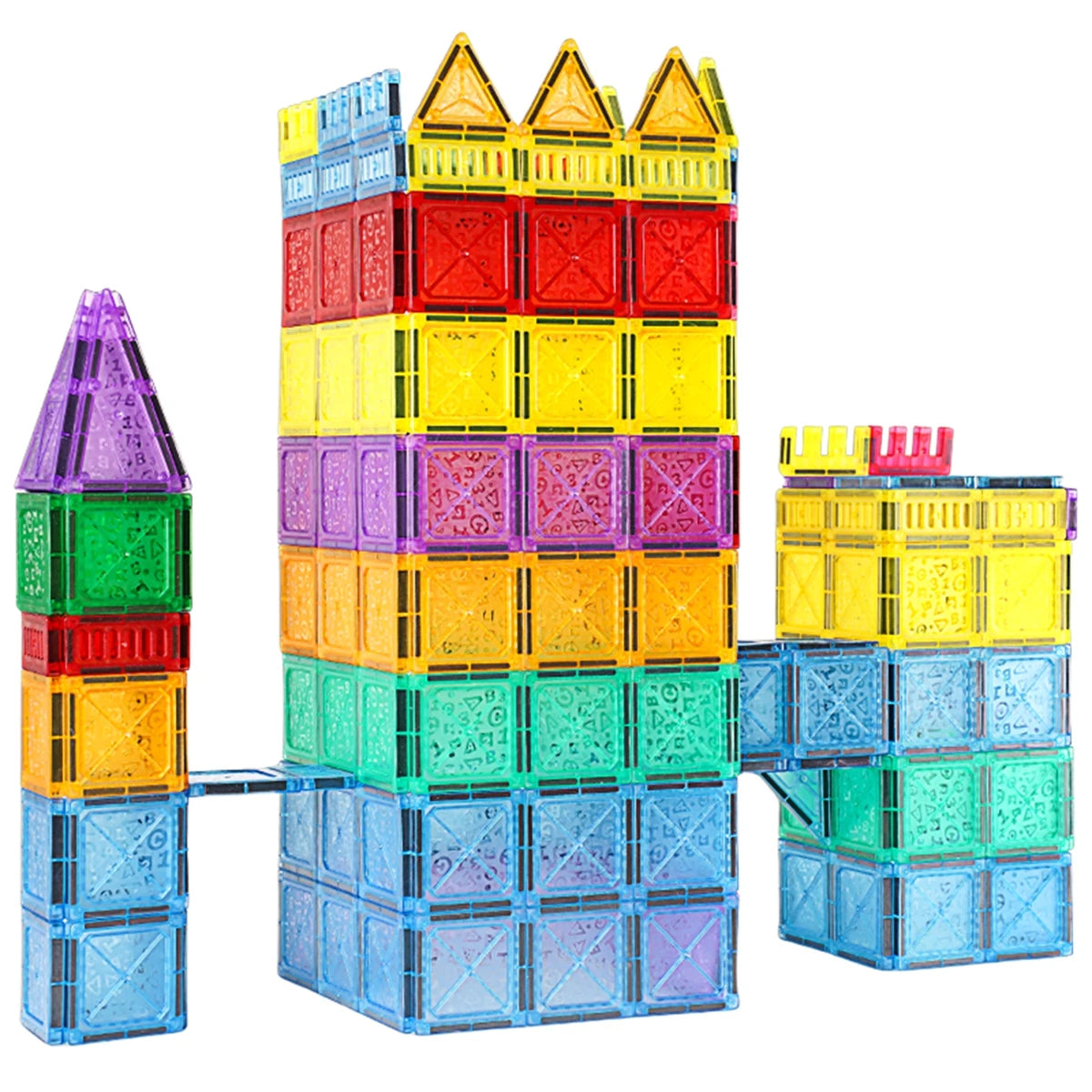 Magnetic Building Tiles for Kids Ages 3-5 4-8