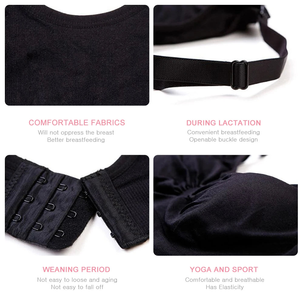 Maternity Bra for Wearable Breast Pump