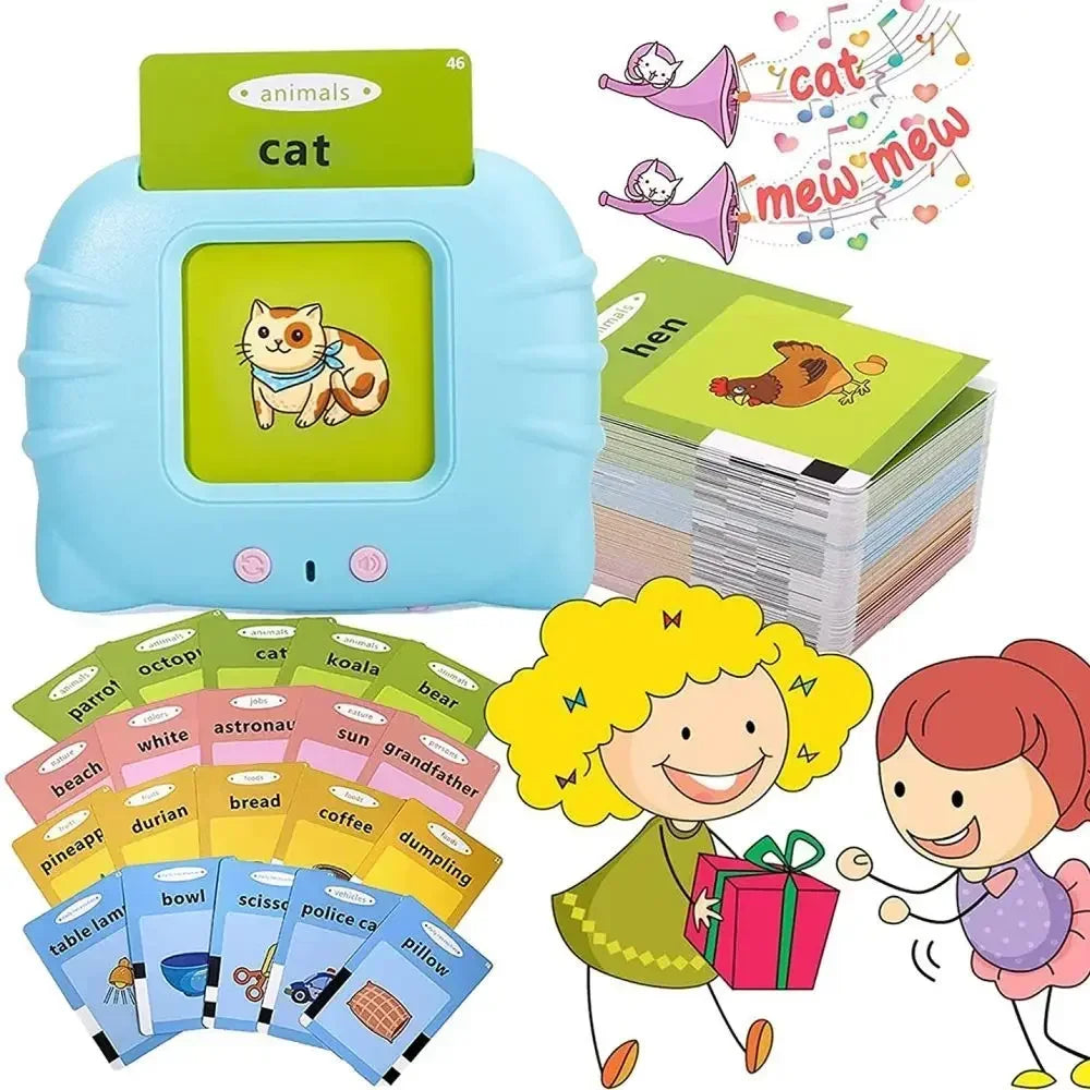 Kids Early Education Audio Electronic Flash Card Reading Machine For Toddlers