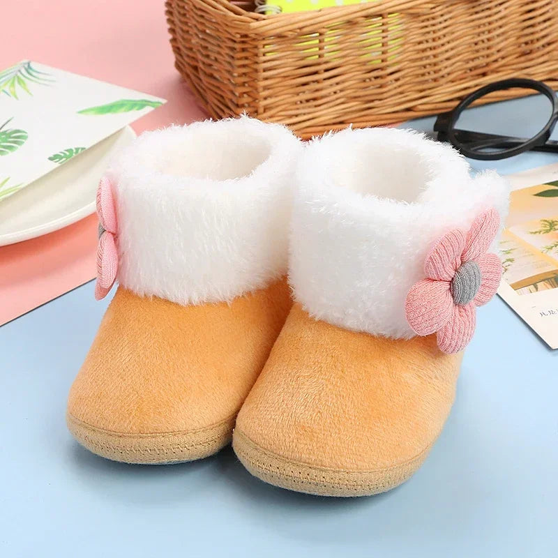 Baby Girls Pompom Snow Boots