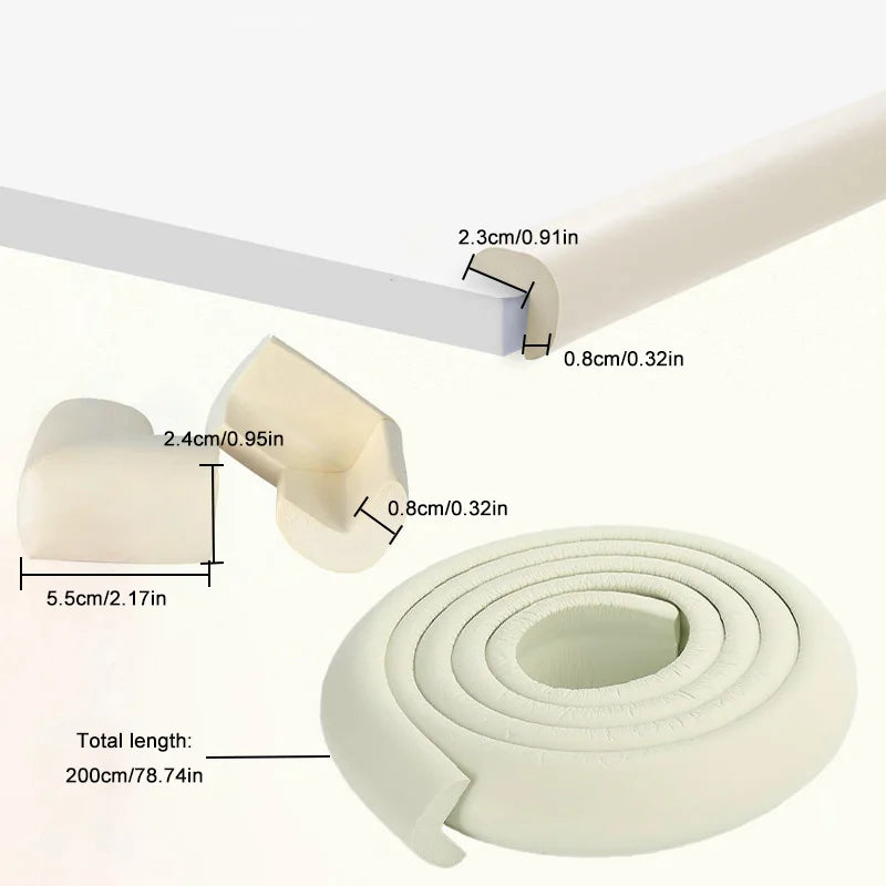 Baby Safety Table Corner Protector Tape 2m Set