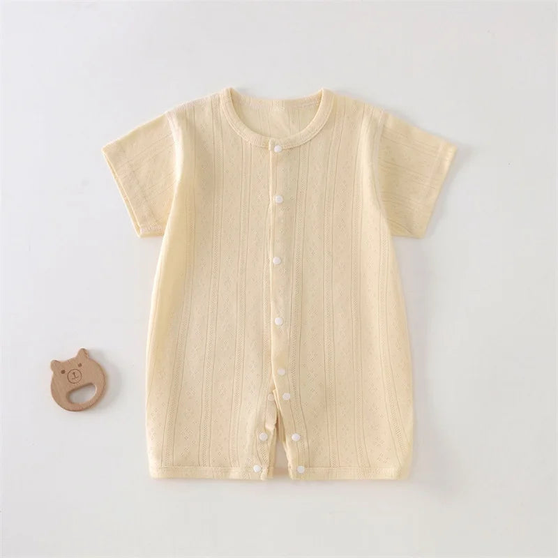 Baby Short Sleeved Breathable Jumpsuit