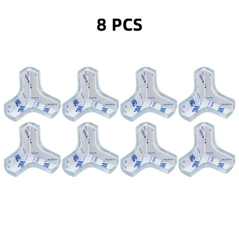 Child Baby Safety Silicone Soft Transparent Anti Collision Table Corner Edge Protection Cover