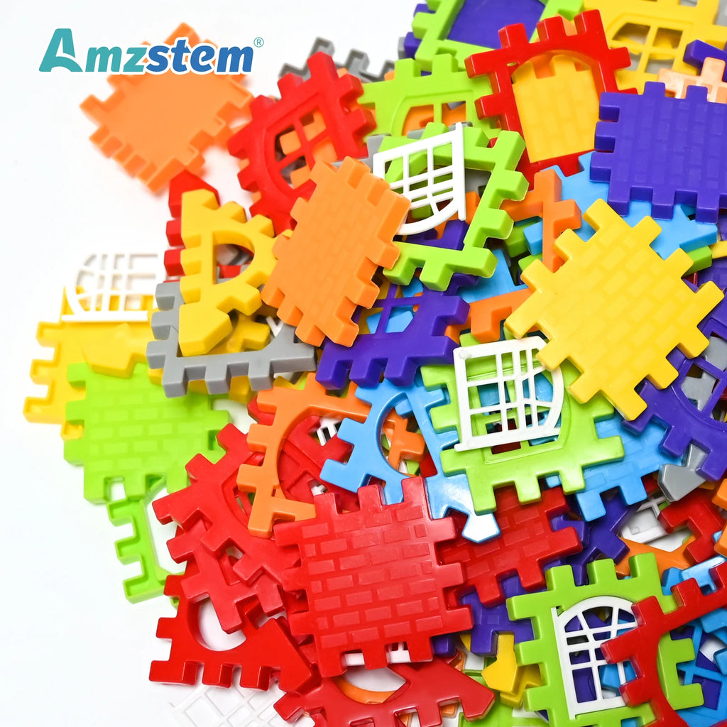 25-140PCS House Building Blocks Construction Set