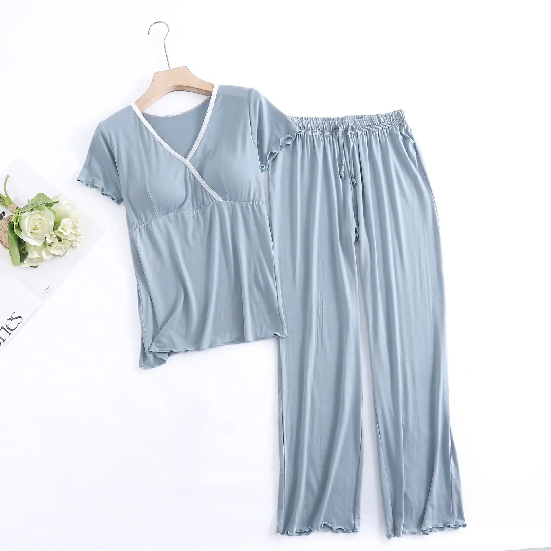 Maternity Nursing Sleepwear Pajamas Set