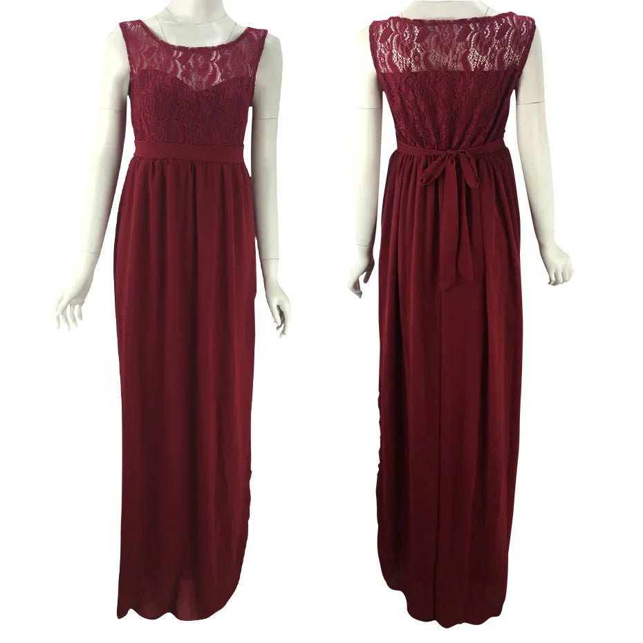Pregnant Mother Lace Maxi Gown Dress suitable for Photography