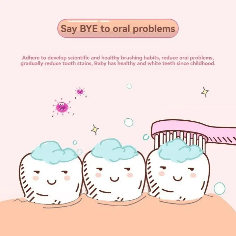 Children's Electric Toothbrush, 3 to 6 to 12 Years Old, Fully Automatic Toothbrush, Rechargeable, Soft-bristled, for Childre