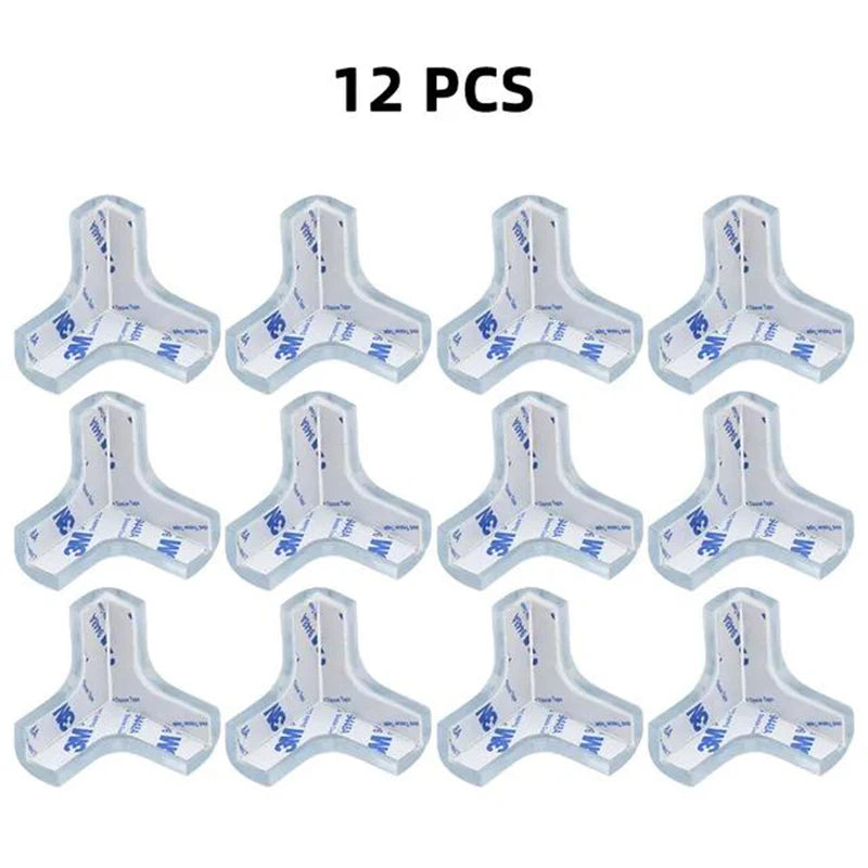 Child Baby Safety Silicone Soft Transparent Anti Collision Table Corner Edge Protection Cover