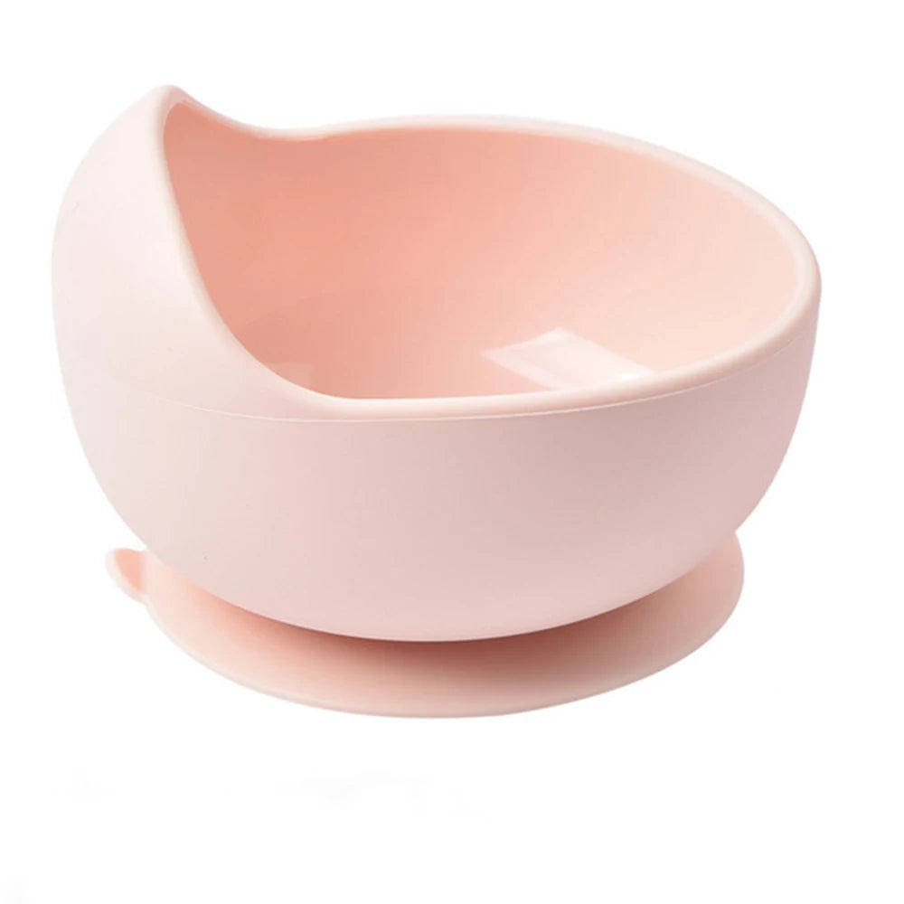 1pc Baby Food Grade Silicone Bowls with Suction Stay Put Silicone Food Bowl Toddler Bowls  Face Mask Mixing Bowl
