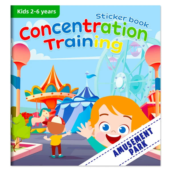 Cartoon Sticker Books Focus on Potential Development Education for Children 3-6Y