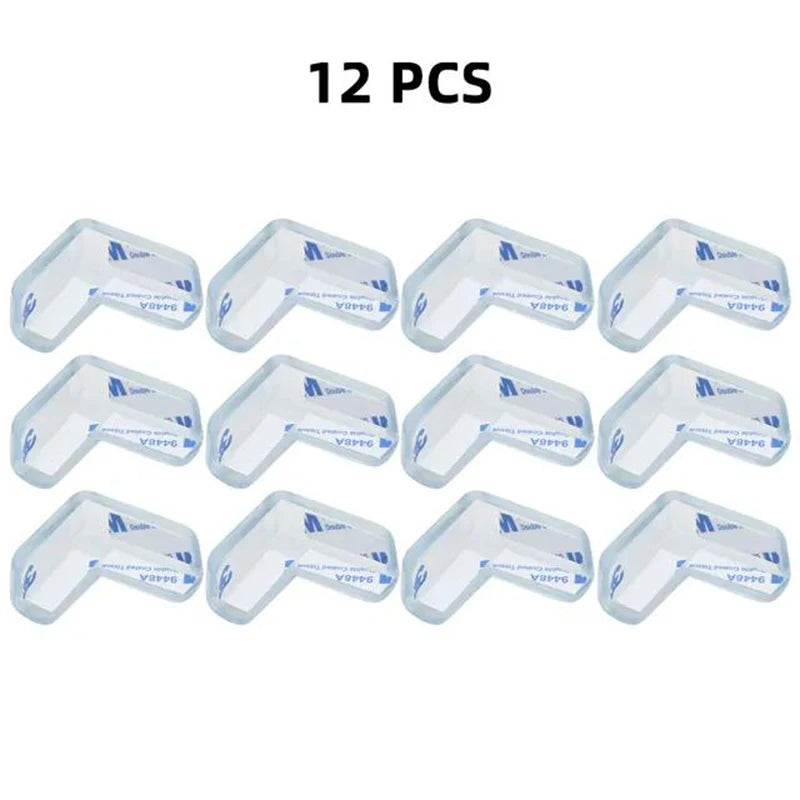 Child Baby Safety Silicone Soft Transparent Anti Collision Table Corner Edge Protection Cover