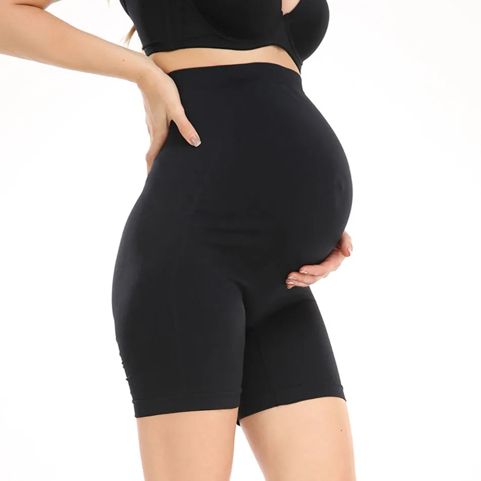 Maternity Elegant and Comfortable High-Waist Maternity Legging Shorts