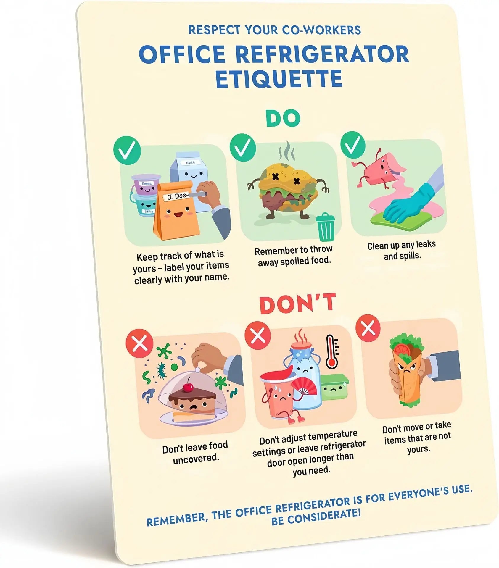 Eight Kitchen Fridge Stickers Conversion Convenience Chart, Holiday Cooking Convenience Conversion Chart