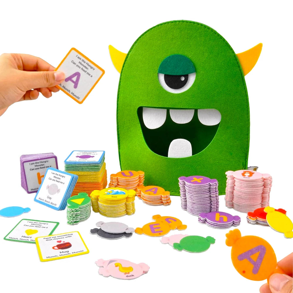 Alphabet Learning Monster Eating Educational Toy