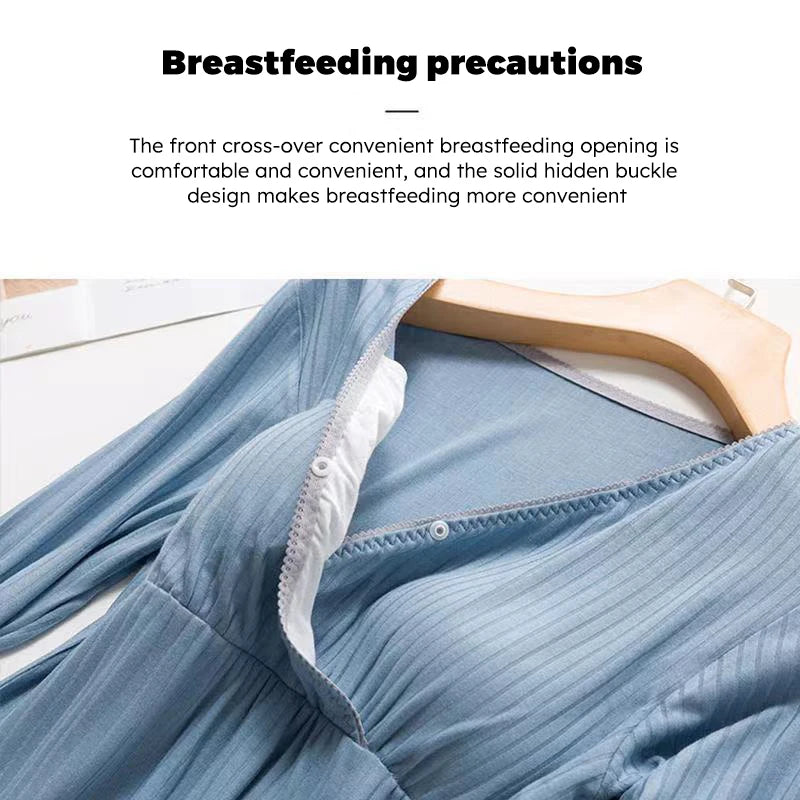 Maternity Lightweight Nursing Sleepwear