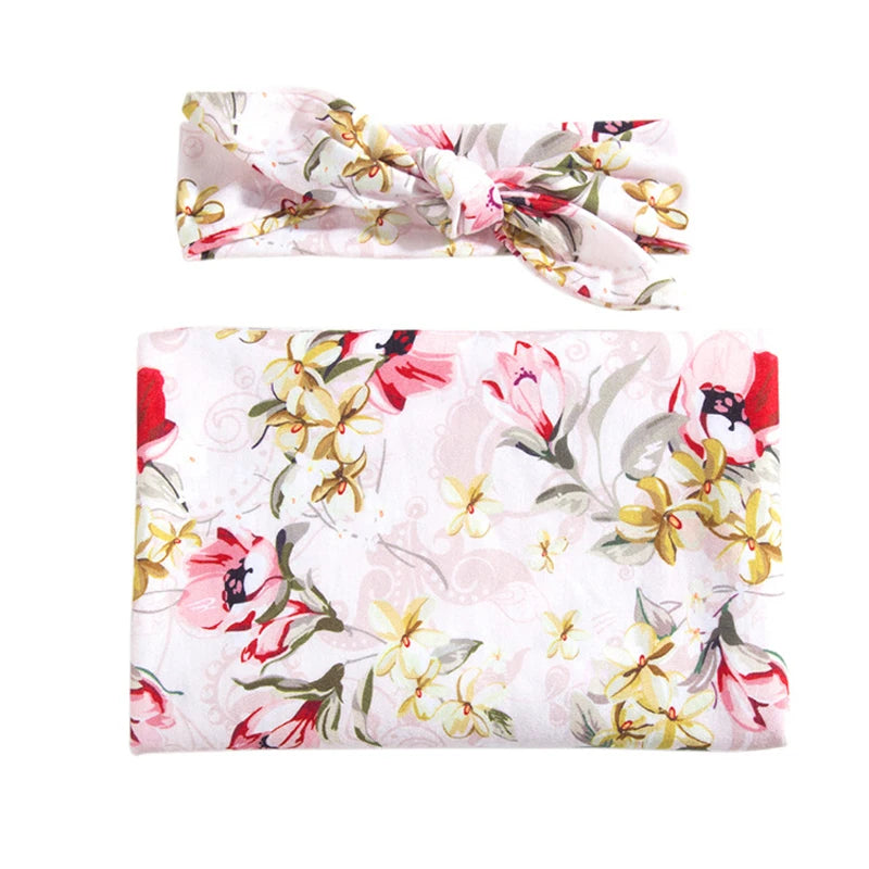 Nursing Delivery Mom And Baby Matching Outfit Hospital Pajamas Maternity Robe Mommy And Baby Outfit Swaddle Wrap Set 3PCS
