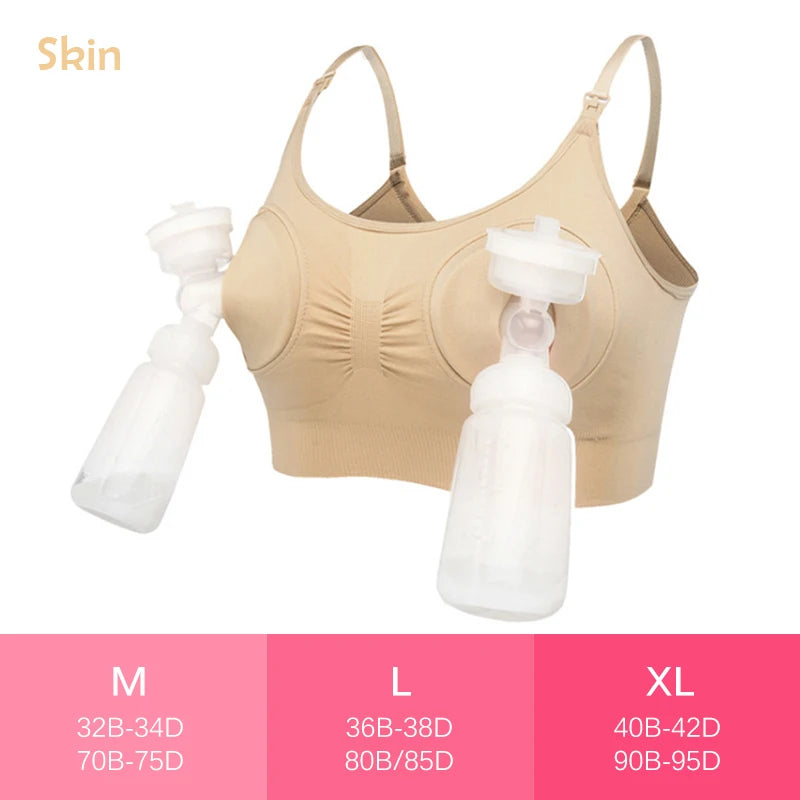 Maternity Bra for Wearable Breast Pump