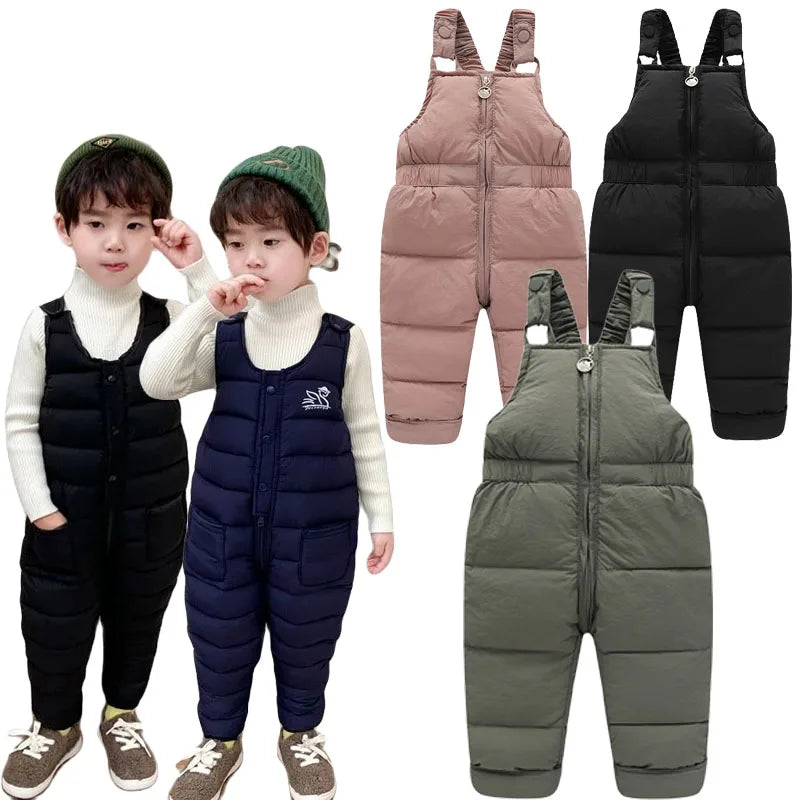 High Quality Kids Ski Down Winter Overalls