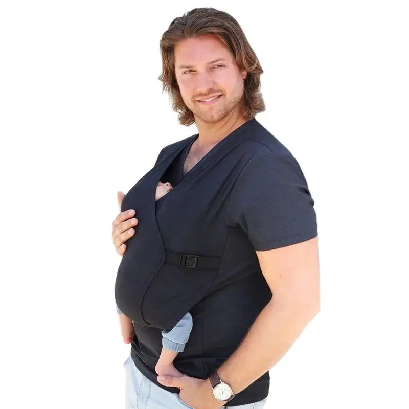 Baby Safety Kangaroo Pocket Carrier T-Shirt for Mothers & Fathers