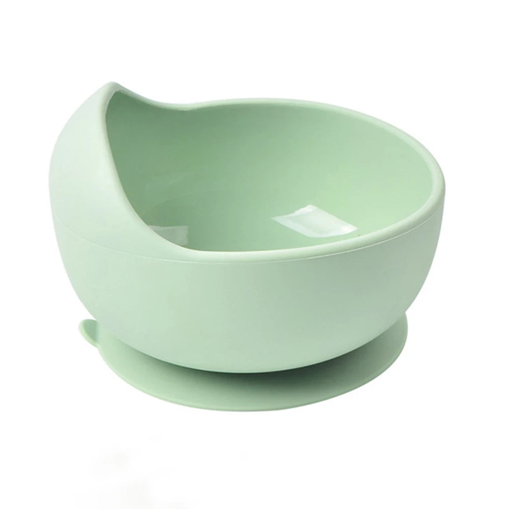 1pc Baby Food Grade Silicone Bowls with Suction Stay Put Silicone Food Bowl Toddler Bowls  Face Mask Mixing Bowl