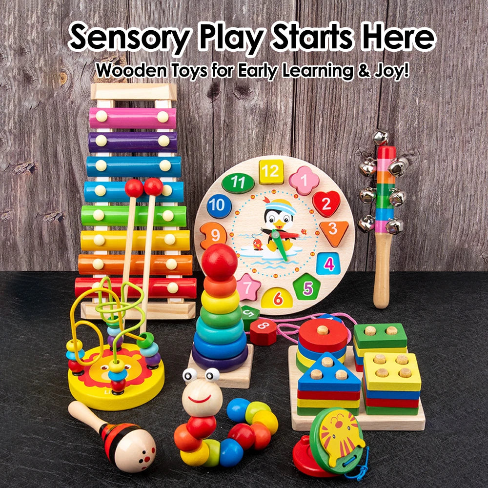 Early Education Wooden Toys for Boy & Girl