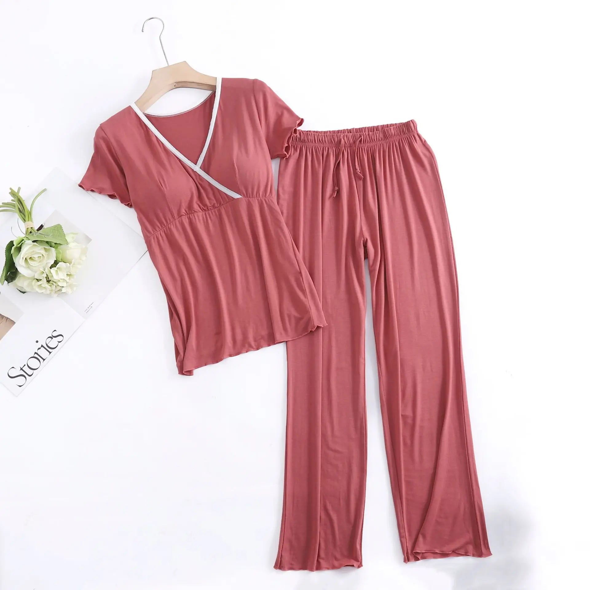 Maternity Nursing Sleepwear Pajamas Set