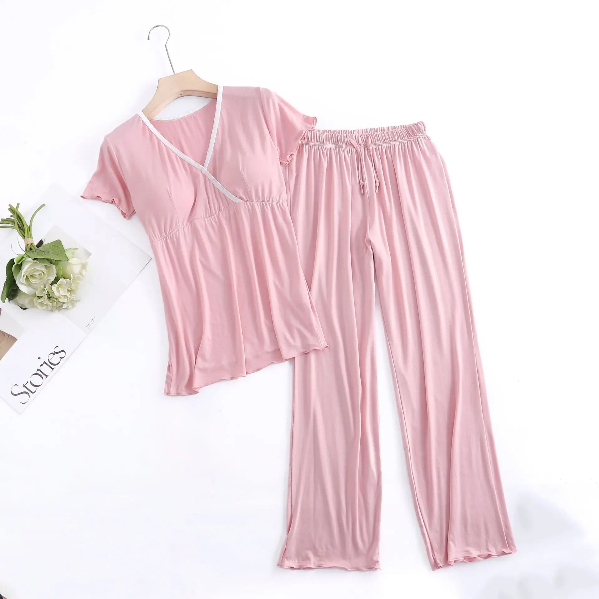 Maternity Nursing Sleepwear Pajamas Set