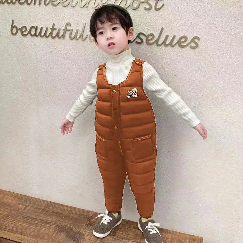 High Quality Kids Ski Down Winter Overalls