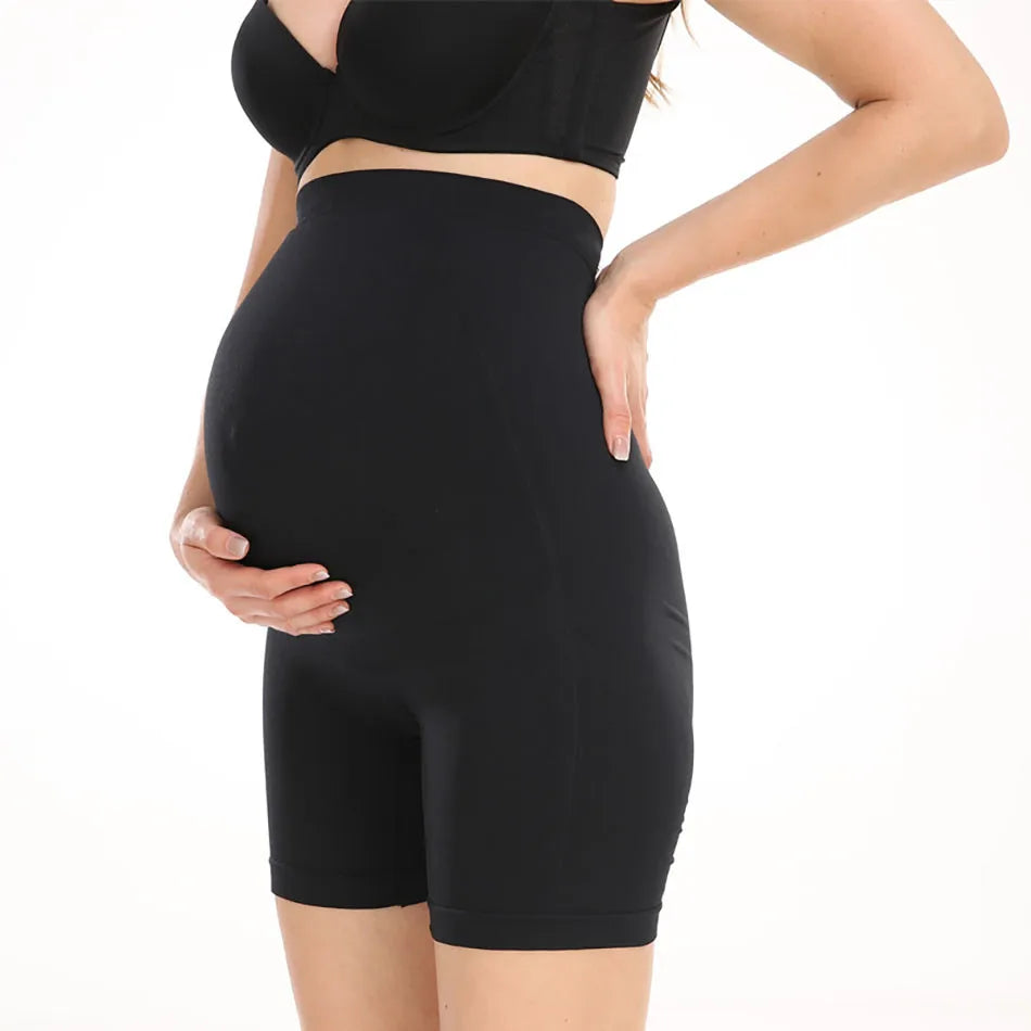 Maternity Elegant and Comfortable High-Waist Maternity Legging Shorts