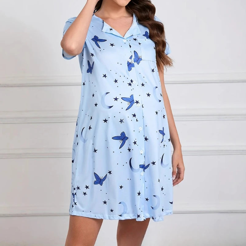 Summer Maternity Nightdress