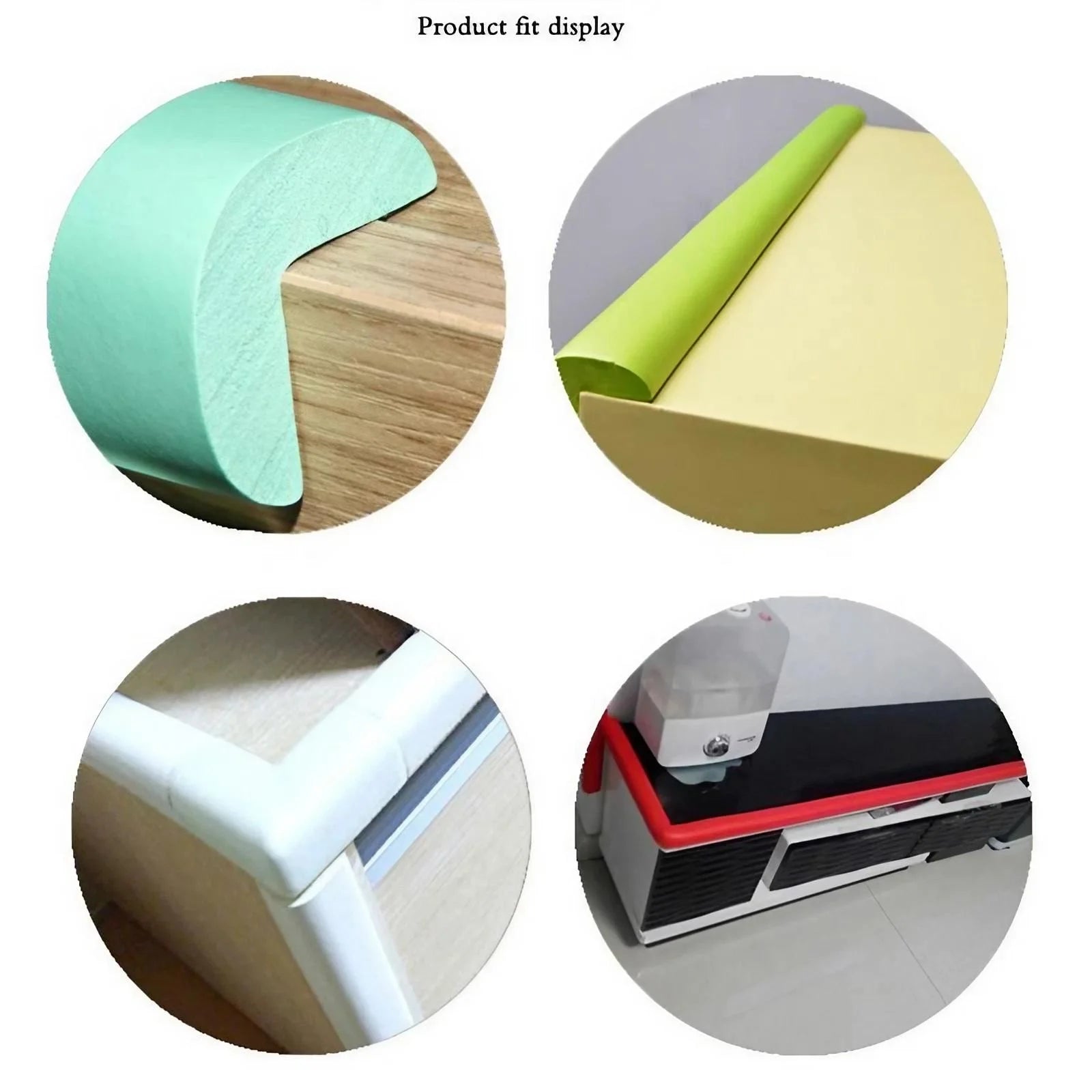 207cm Child Safety Bumper Strip, L-Shaped Thickened Protection Foam