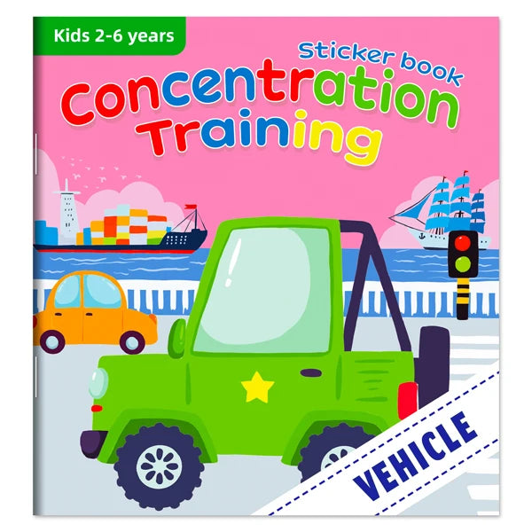 Cartoon Sticker Books Focus on Potential Development Education for Children 3-6Y