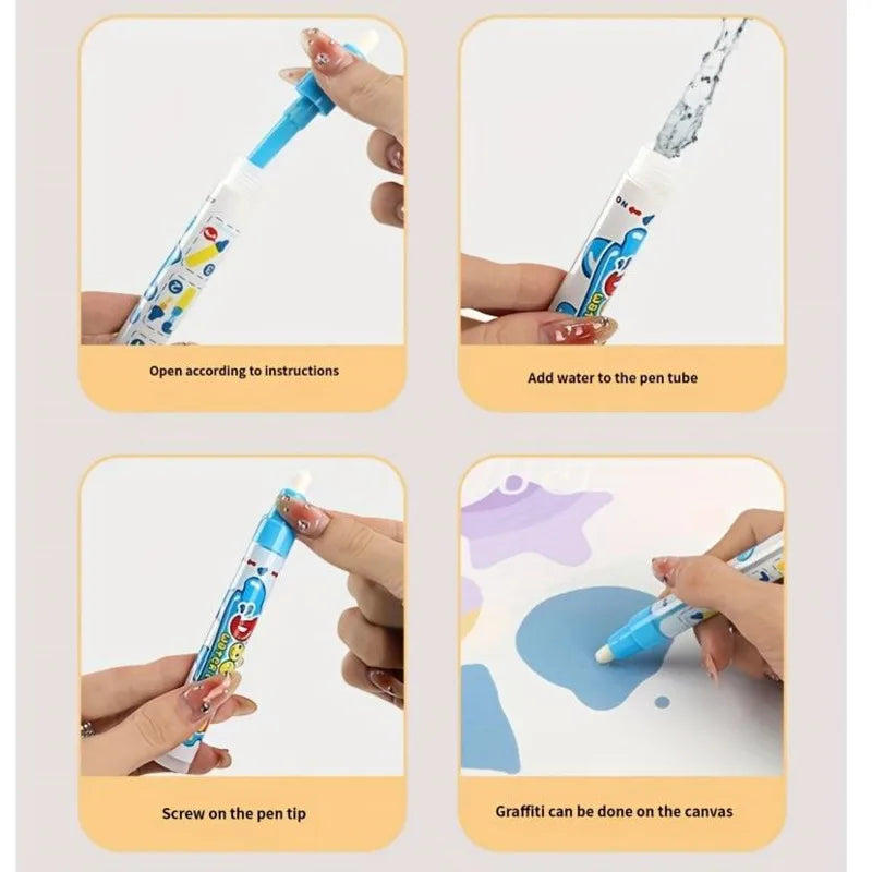 100x80CM Magic Water Drawing Mat With Reusable Magic Pens