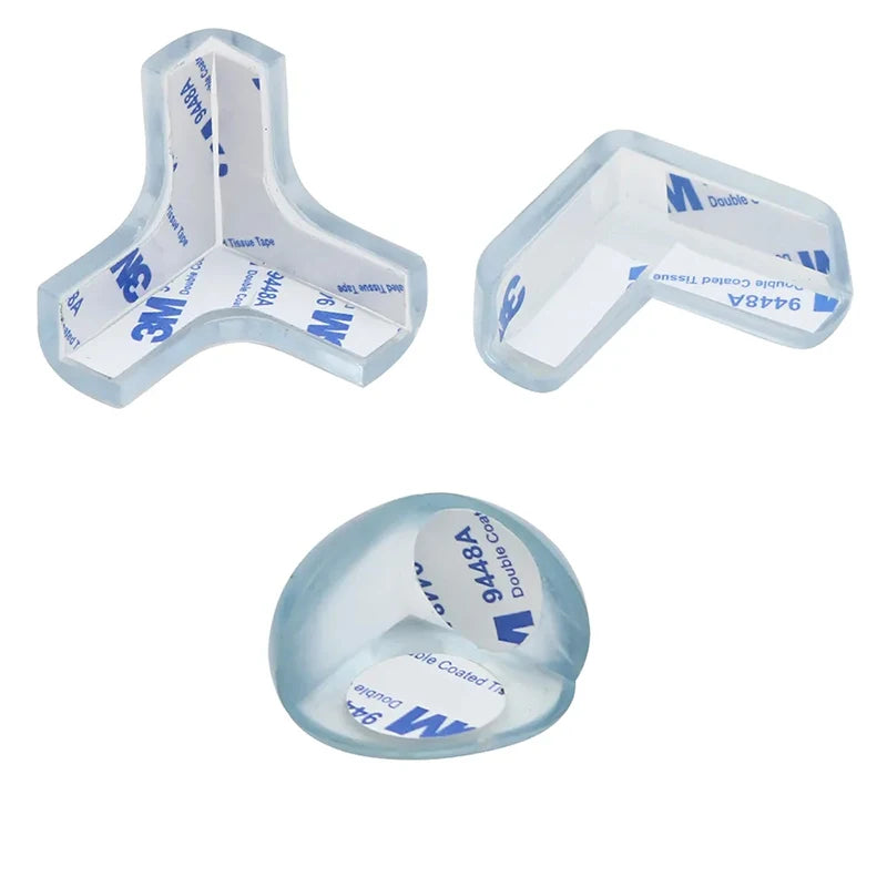 Child Baby Safety Silicone Soft Transparent Anti Collision Table Corner Edge Protection Cover