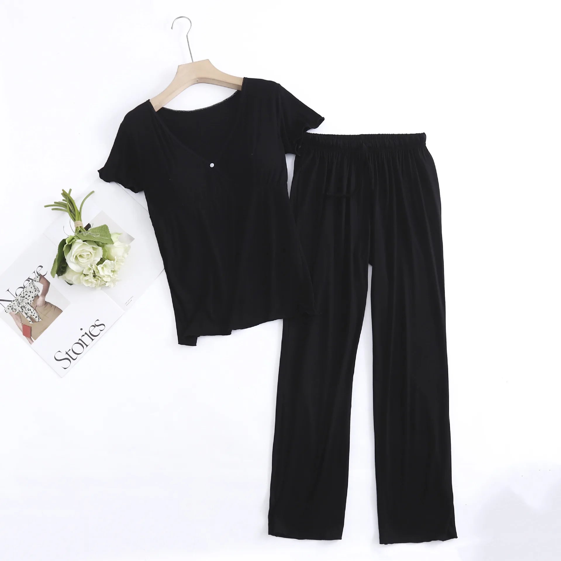 Maternity Nursing Sleepwear Pajamas Set
